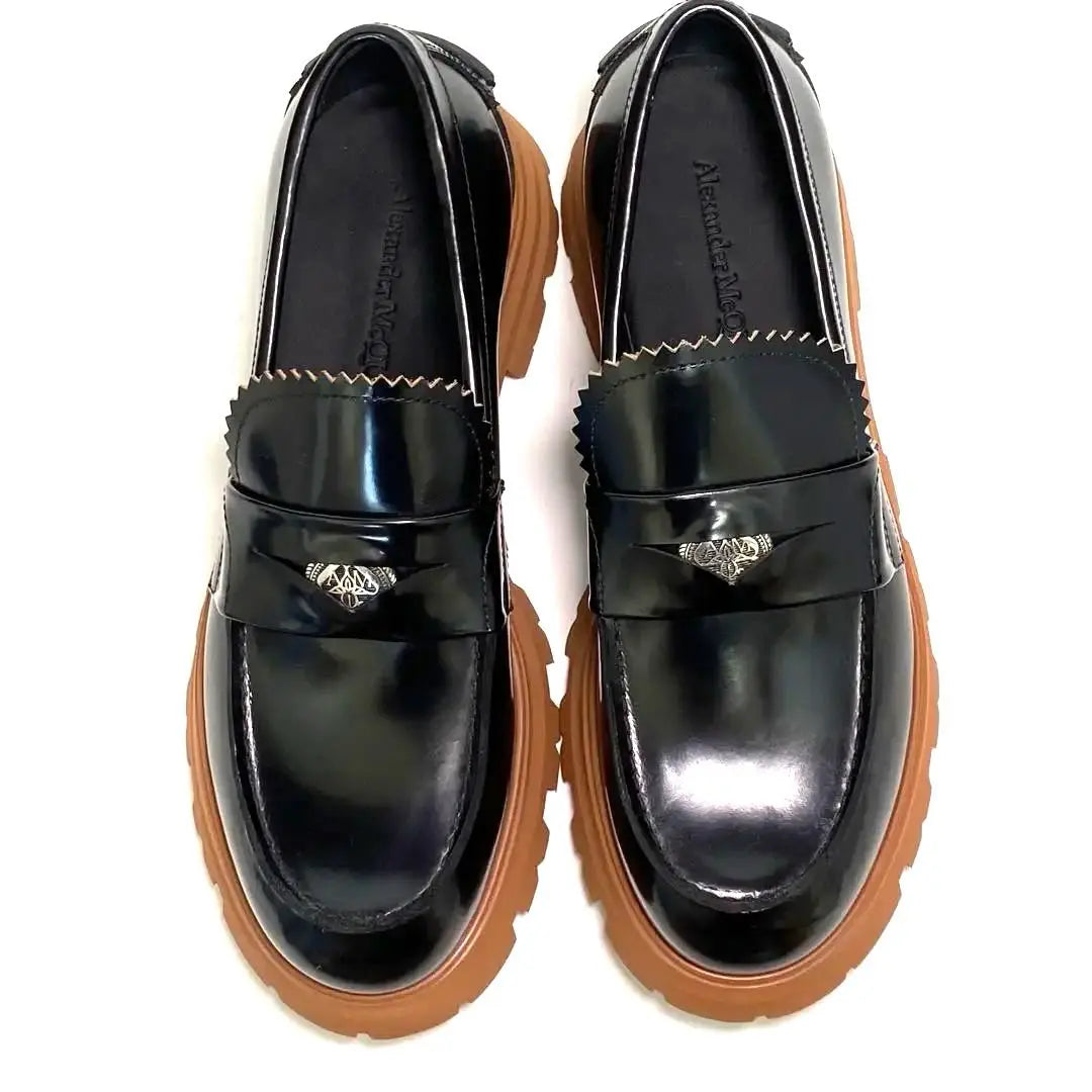 [New] Alexander McQueen Contrast Sole Loafers 42