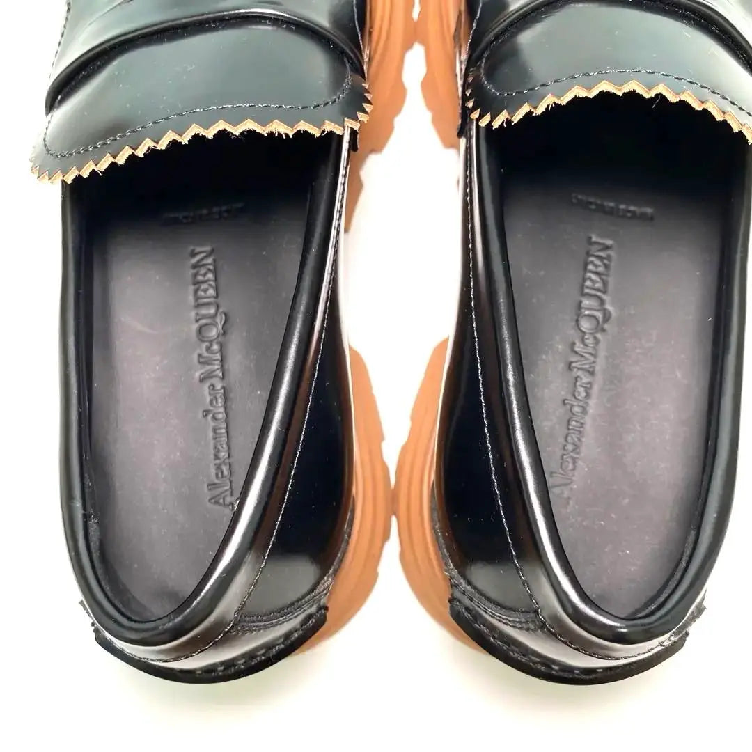 [New] Alexander McQueen Contrast Sole Loafers 42