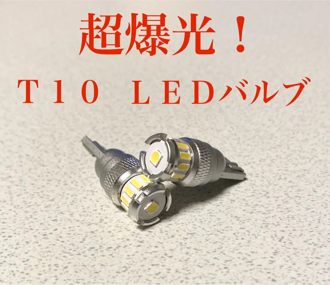 Rakushin T10 2-ball set LED bulb position number light