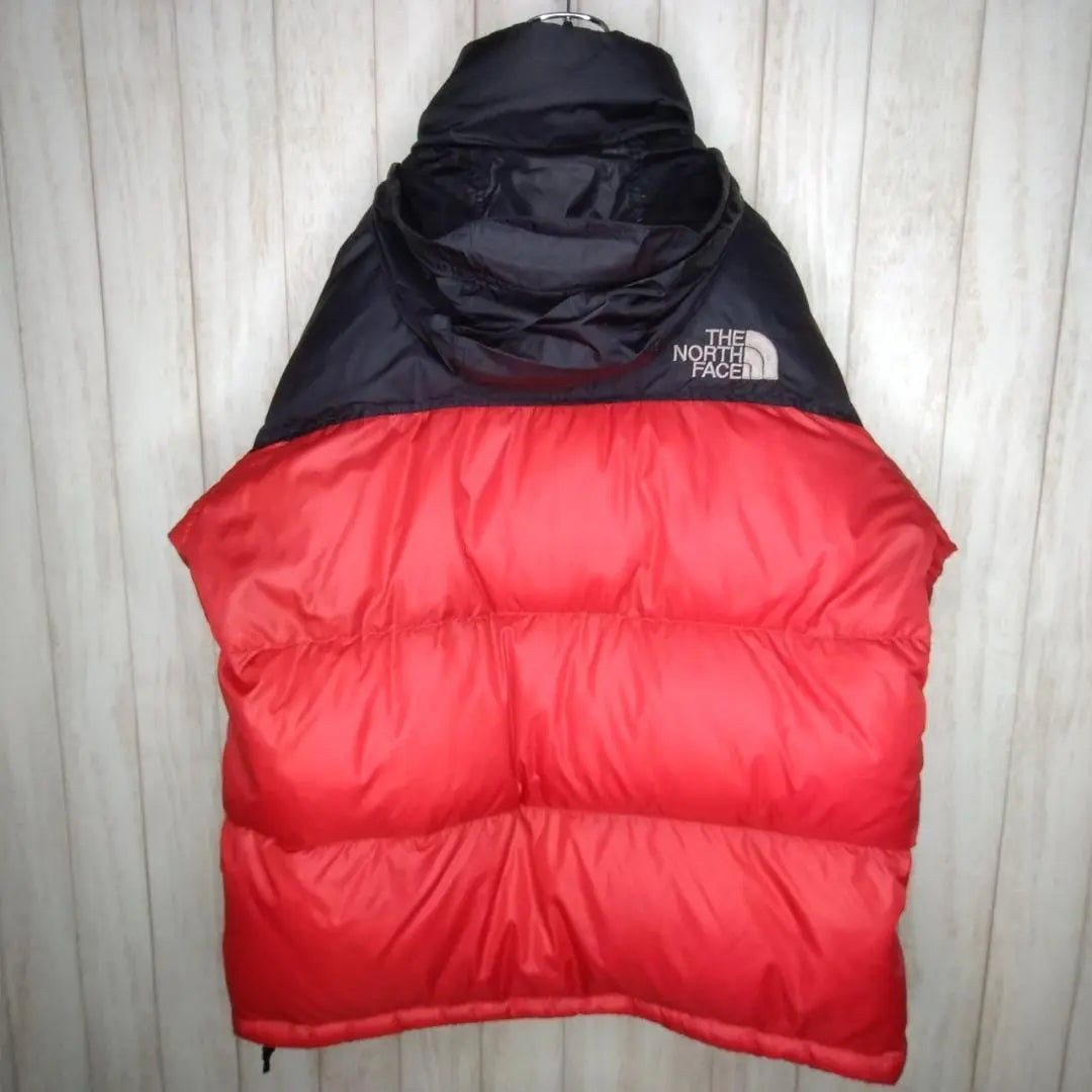 Chaqueta de plumas North Face Nupus M con bordado rojo D51027 《Geki Rare》