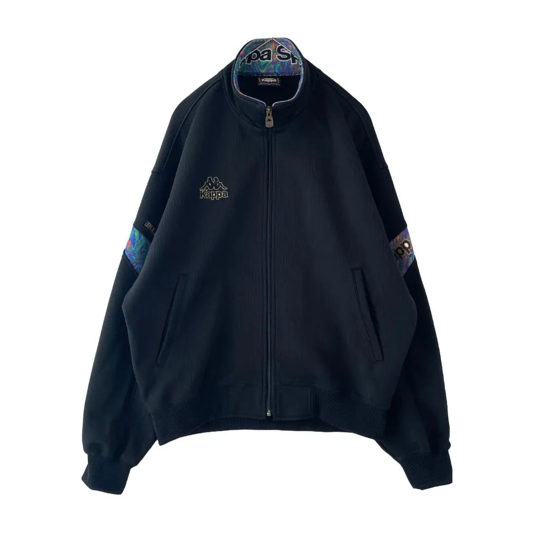 90s Kappa Track Jacket Embroidered Logo One Point Marble Color