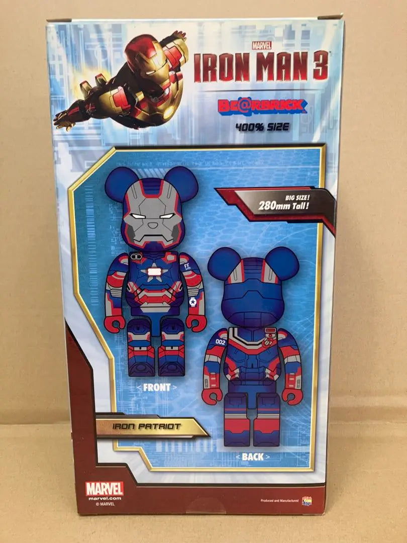 IRON PATRIOT BE@RBRICK 400 Bear Brick Patrio