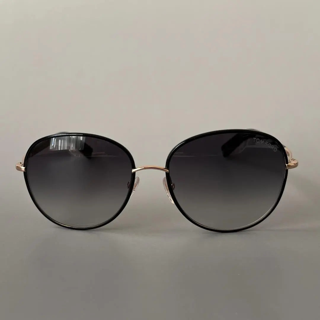 Tom Ford sunglasses black gold black gold grey high brand