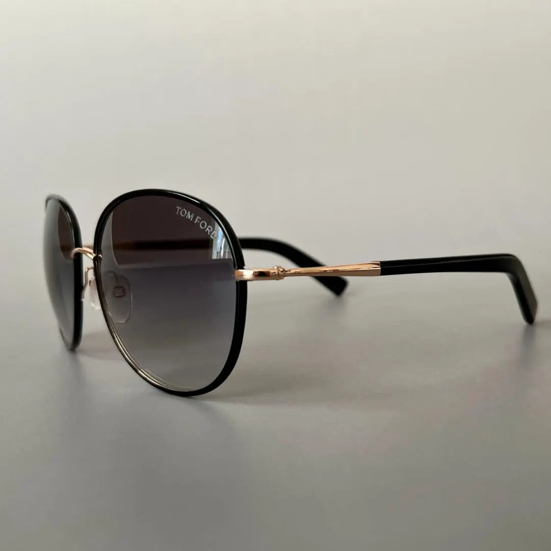 Tom Ford sunglasses black gold black gold grey high brand