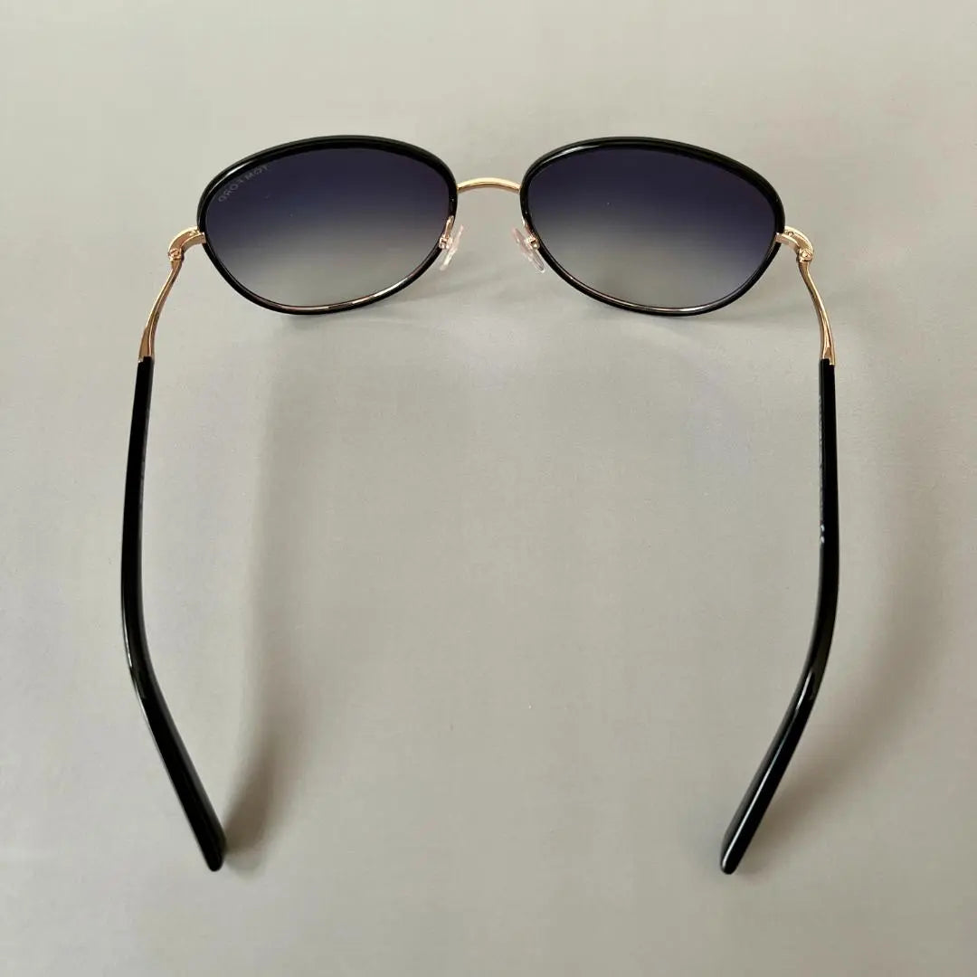 Tom Ford sunglasses black gold black gold grey high brand