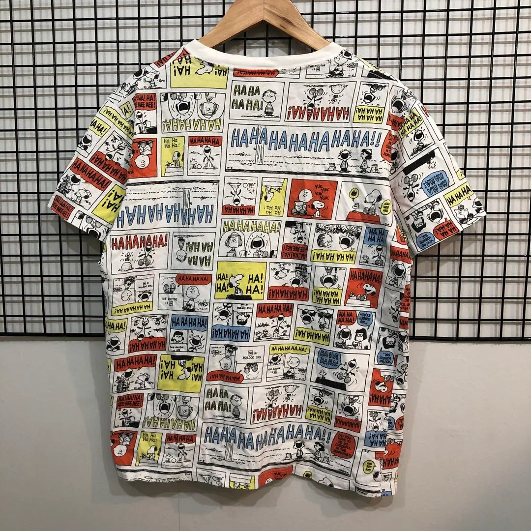 A579 Peanuts Snoopy all over pattern men's M size small