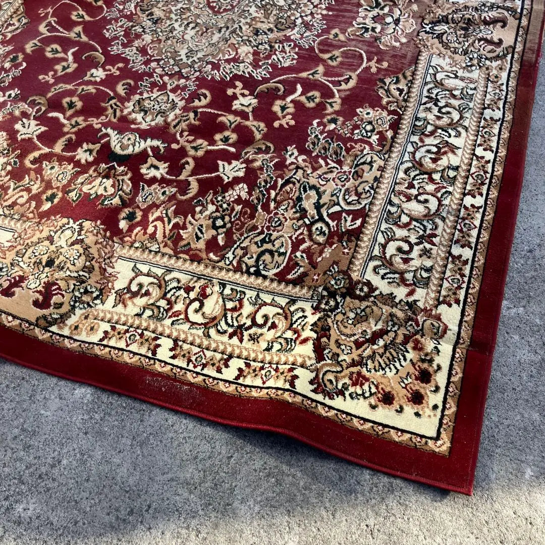 Showa Retro Arabesque pattern Persian carpet Large carpet carpet rug