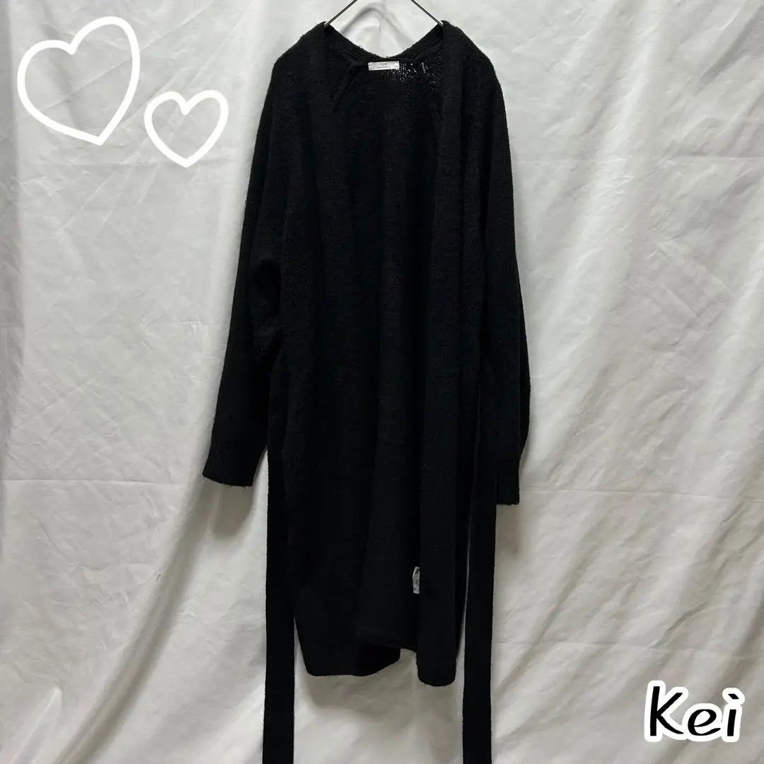 Good condition URBAN RESEARCH Belt-Tsuki Knit Long Cardigan