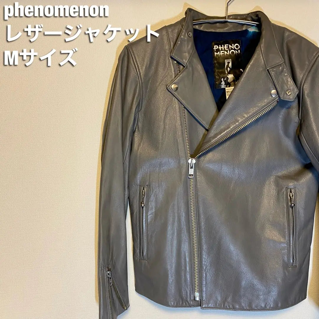 [Rare] phenomenon riders leather jacket M