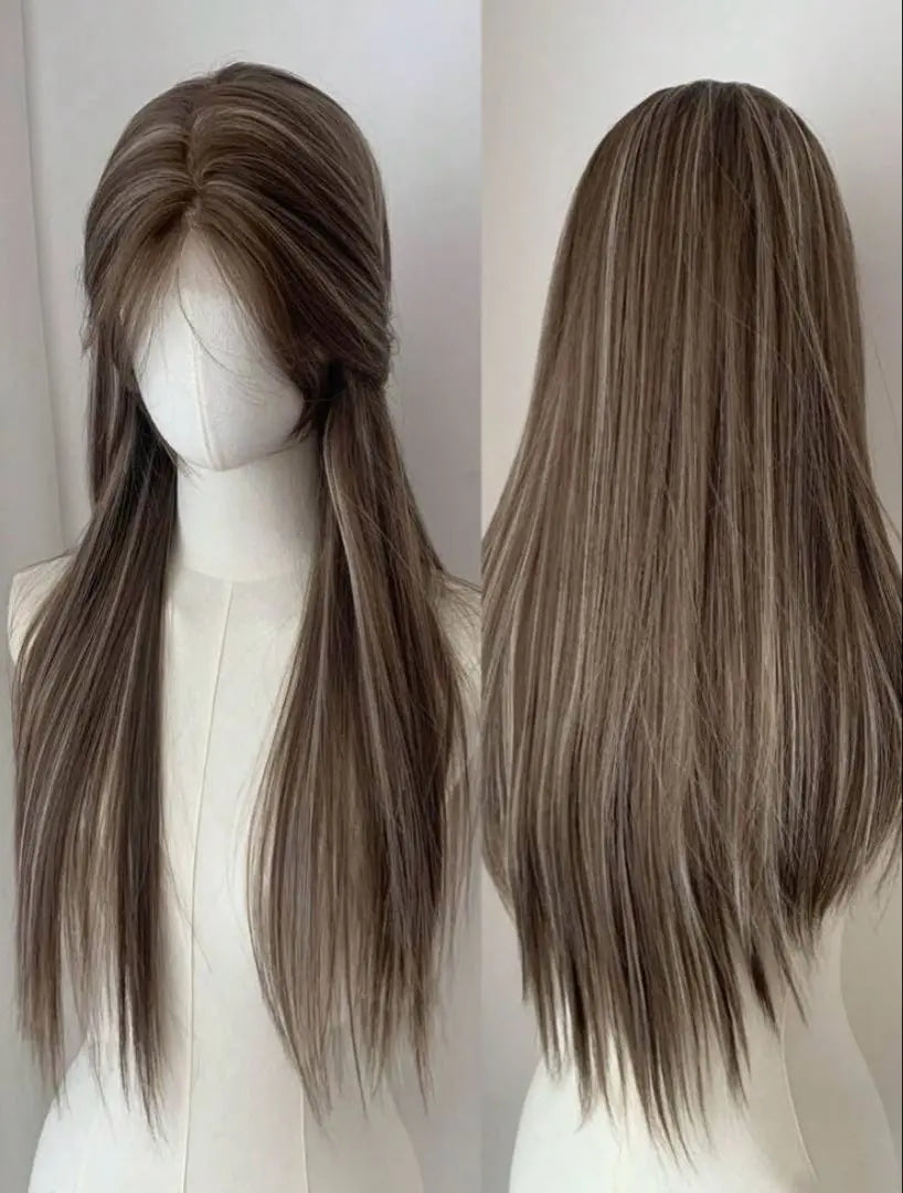 SHEIN Brown Long Straight Wig