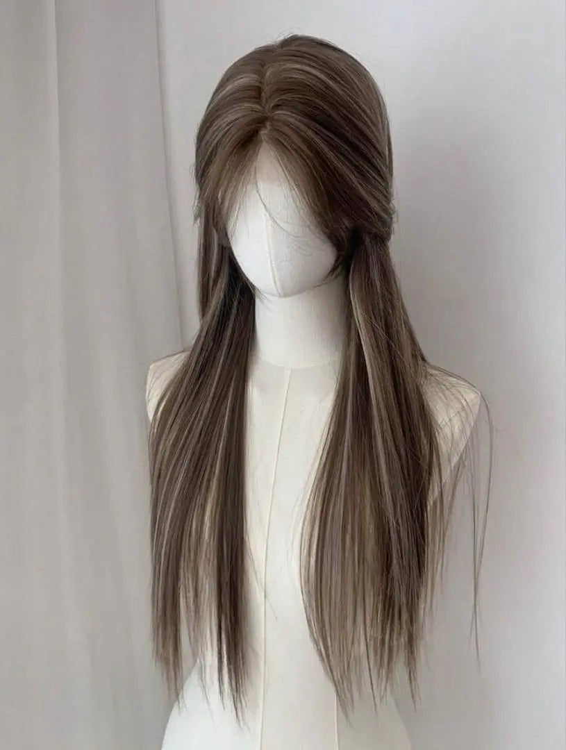 SHEIN Brown Long Straight Wig