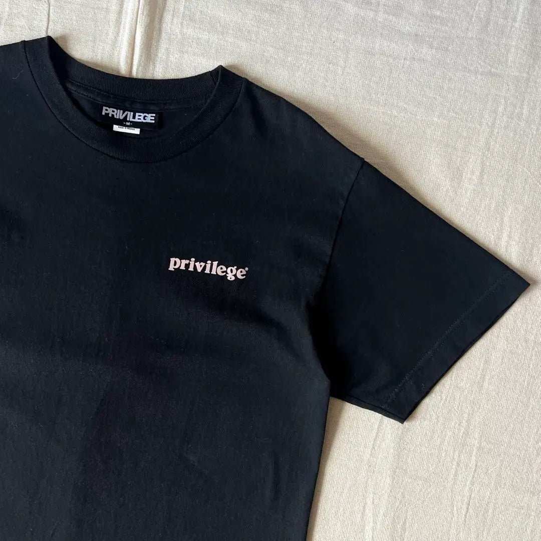 Mexico ARCHIVE PRIVILEGE One Point Logo Print T -shirt