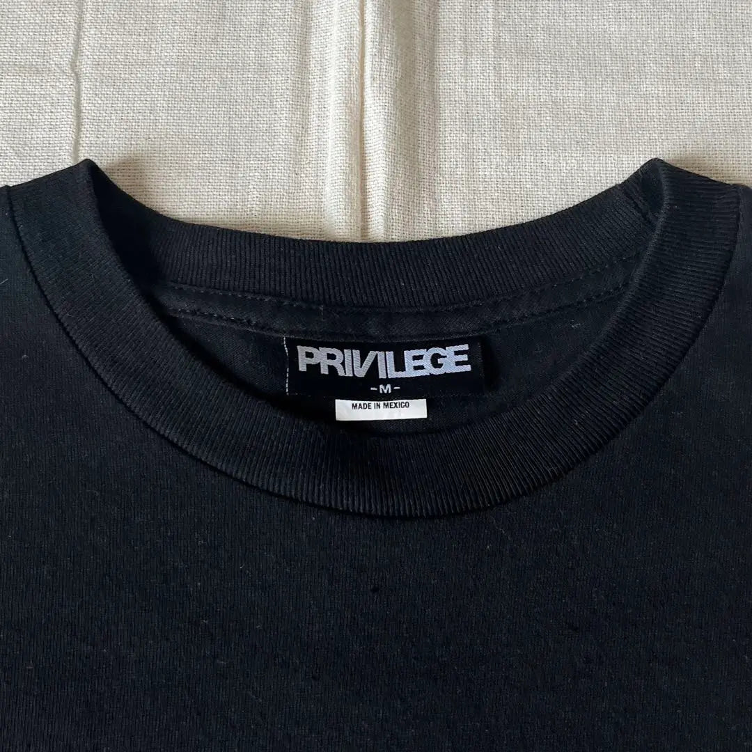 Camiseta con estampado del logo One Point de México ARCHIVE PRIVILEGE | メキシコ製 archivo PRIVILEGE ワンポイントロゴプリントTシャツ