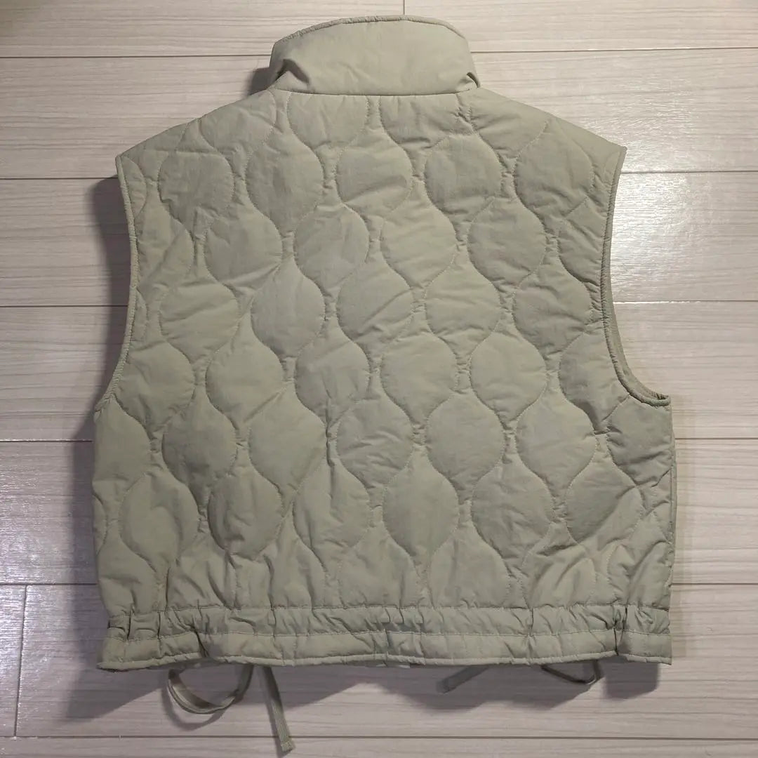 [New] Nozomi Shimamura Quilted Vest M Off-White