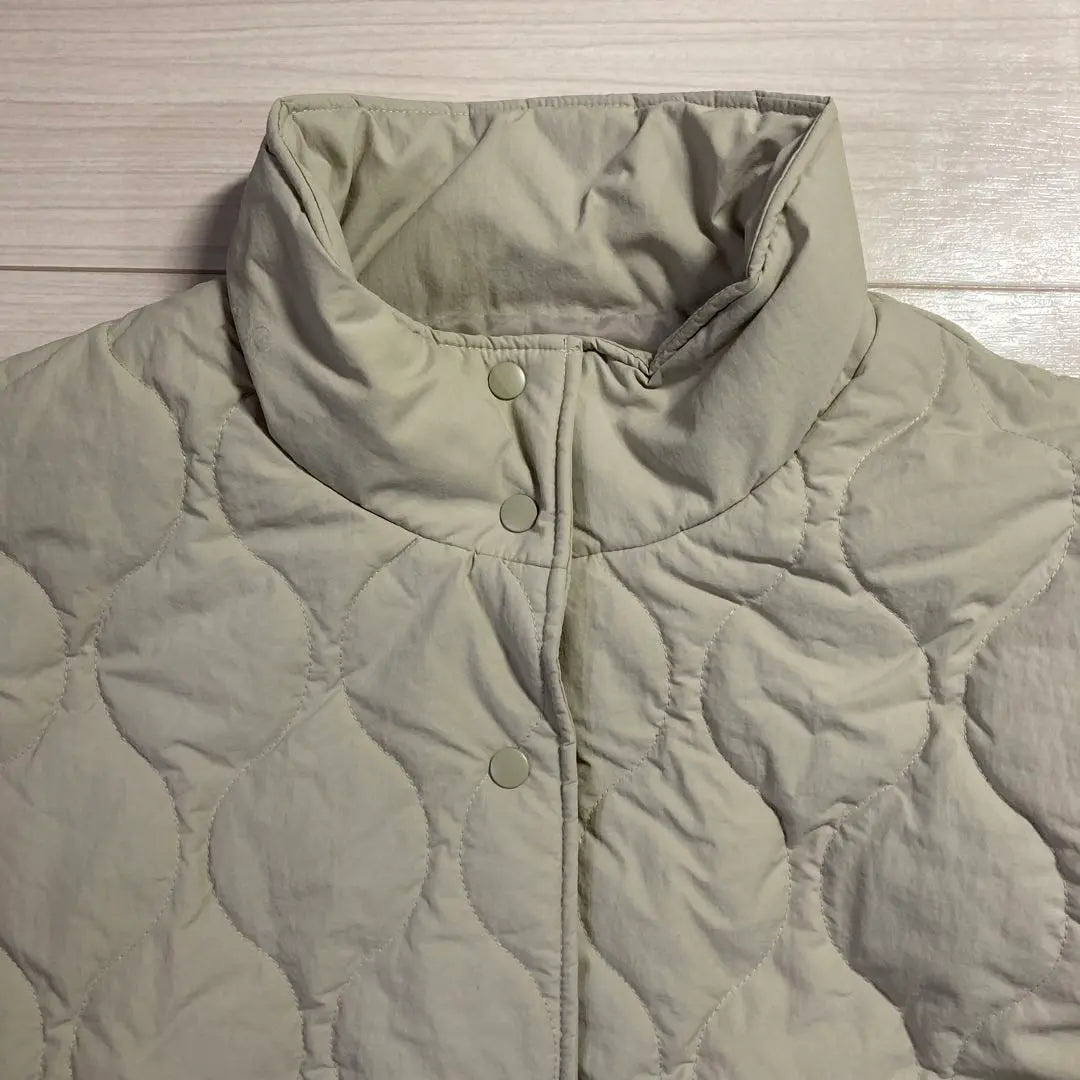 [New] Nozomi Shimamura Quilted Vest M Off-White