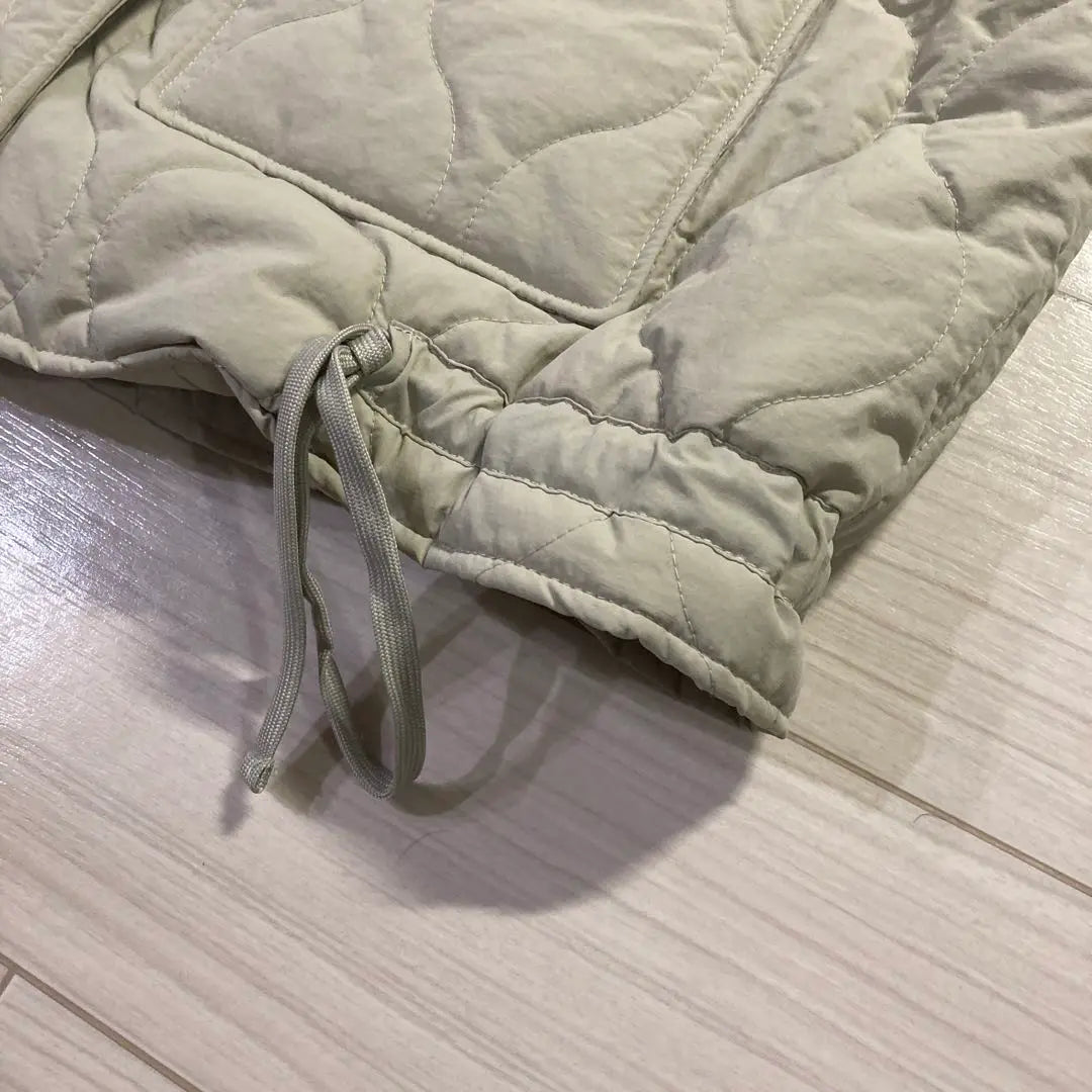 [New] Nozomi Shimamura Quilted Vest M Off-White