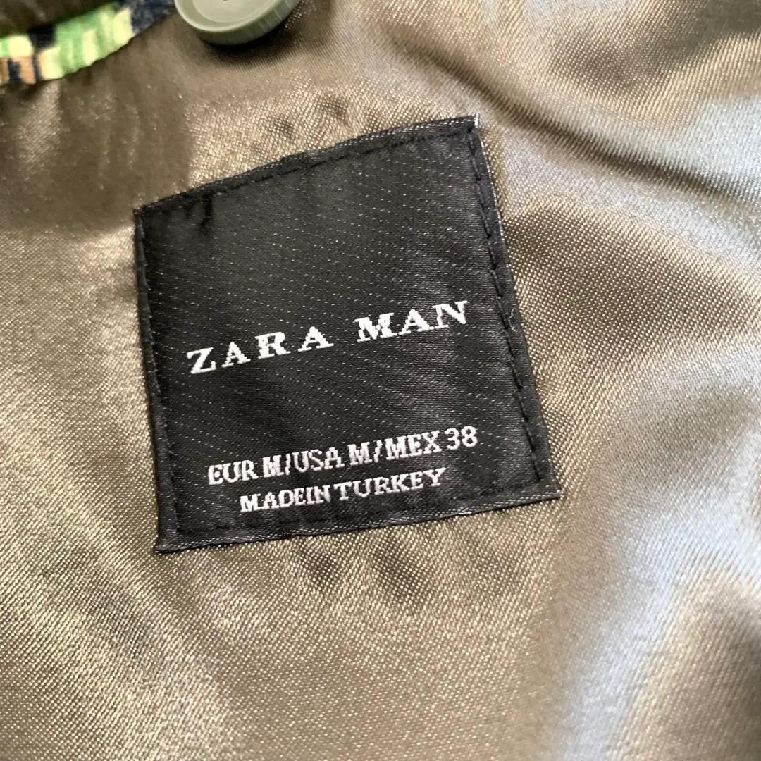 ZARA MAN Botanical Pattern Tailored Jacket 1 Button M Size