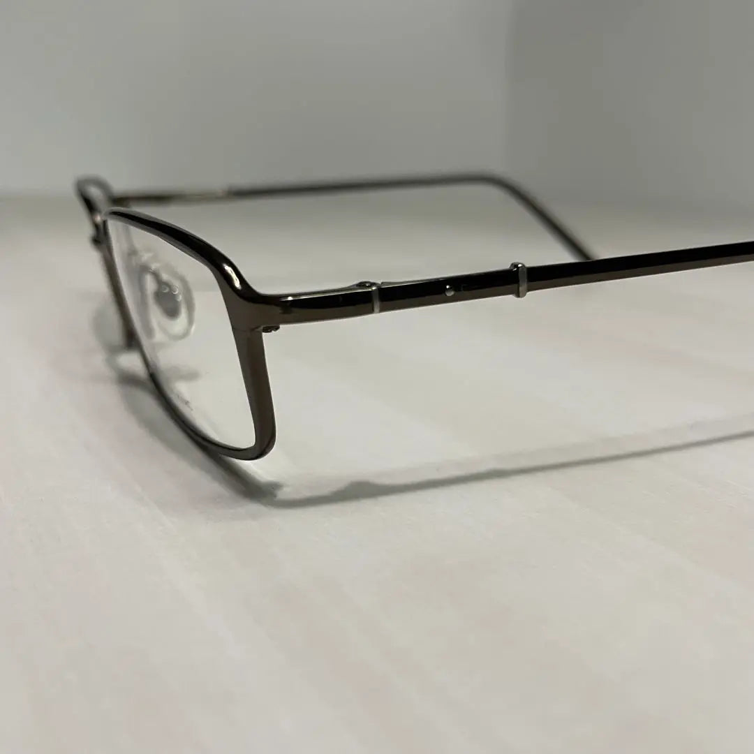 New unused ☆ Robert Mark ☆ Glasses frame ☆ Made in Titanium ☆ Made in Japan ☆ Brown | 新品未使用☆ロバートマーク☆メガネ フレーム☆チタン製☆日本製☆ブラウン