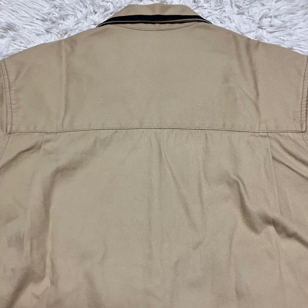 {Good condition, valuable} 90s vans vans work shirt M beige y2k | 《状態良美品貴重》90sバンズvansワークシャツMベージュy2k