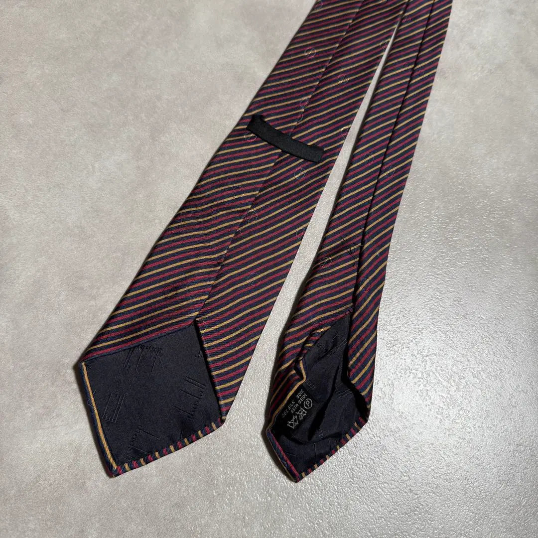 dunhill silk striped tie