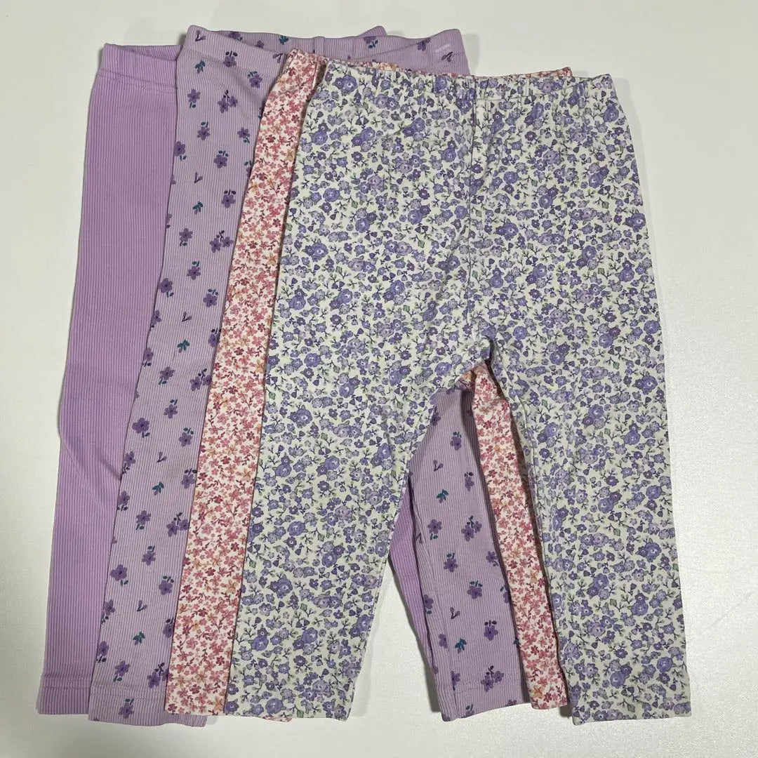 [Conjunto de 4 piezas] Leggings Uniqlo talla 90