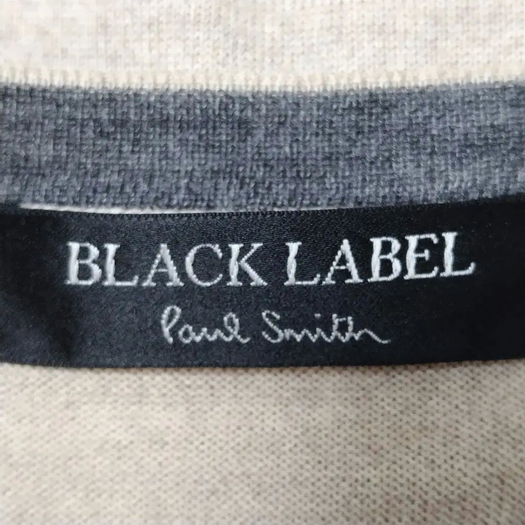 ❀Black Label Paul Smith❀ M Cardigan Ribbon Pocket Polka Dot Wool