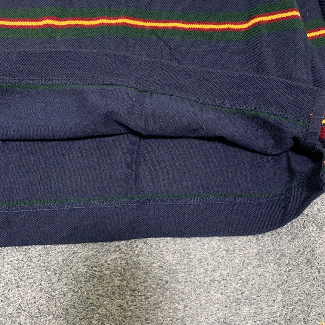 [Immediate purchase OK] NAUTICA long-sleeved polo shirt size S navy