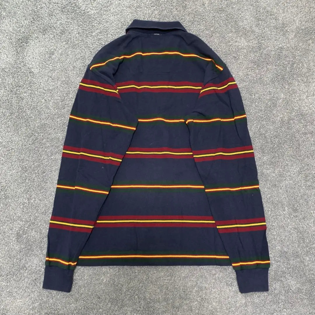 [Immediate purchase OK] NAUTICA long-sleeved polo shirt size S navy