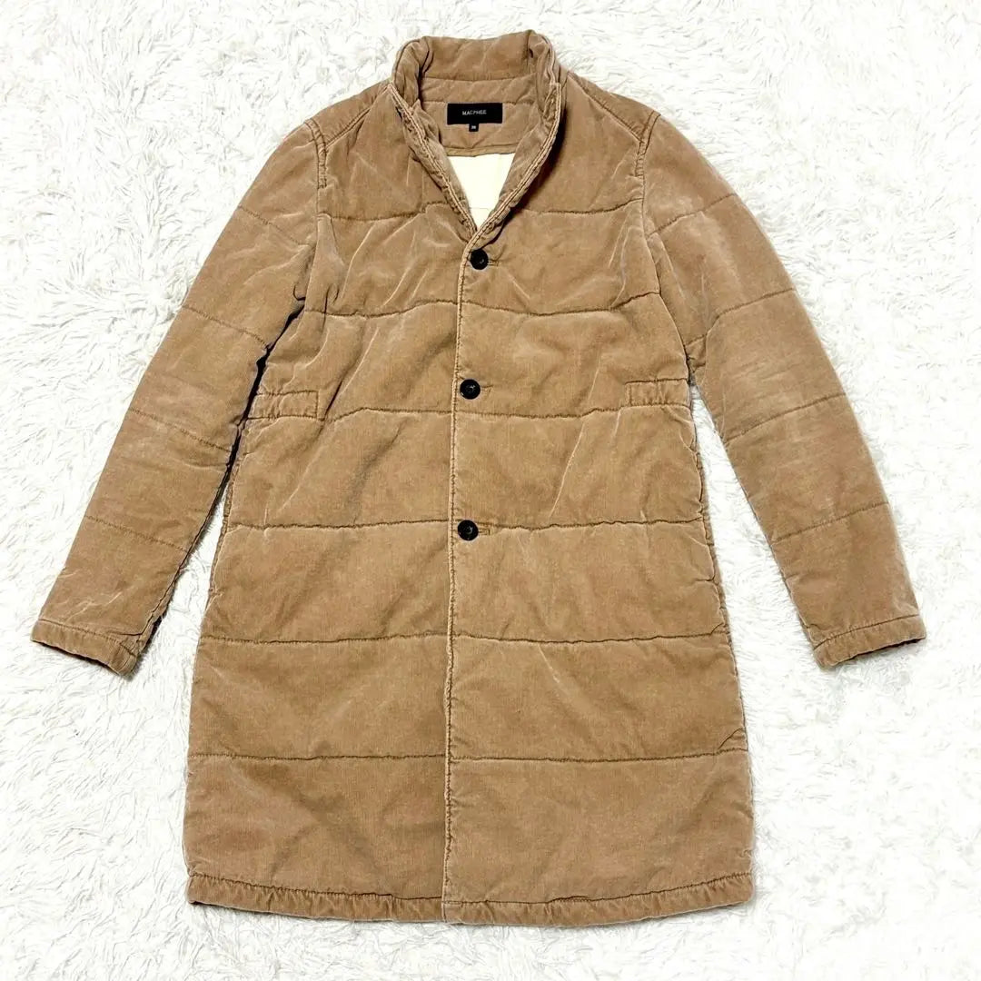 [Extremely beautiful] McAfee Down Coat Corduroy Beige Tomorrowland M