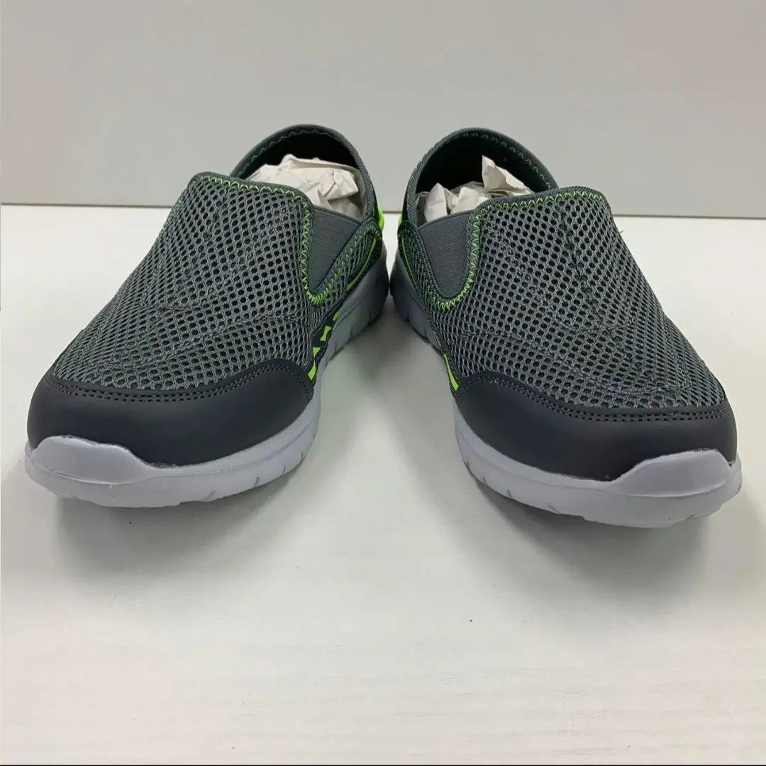 Men's ☆Lightweight/Wide/2way/Kickback/Slip-on shoes☆Gray/S