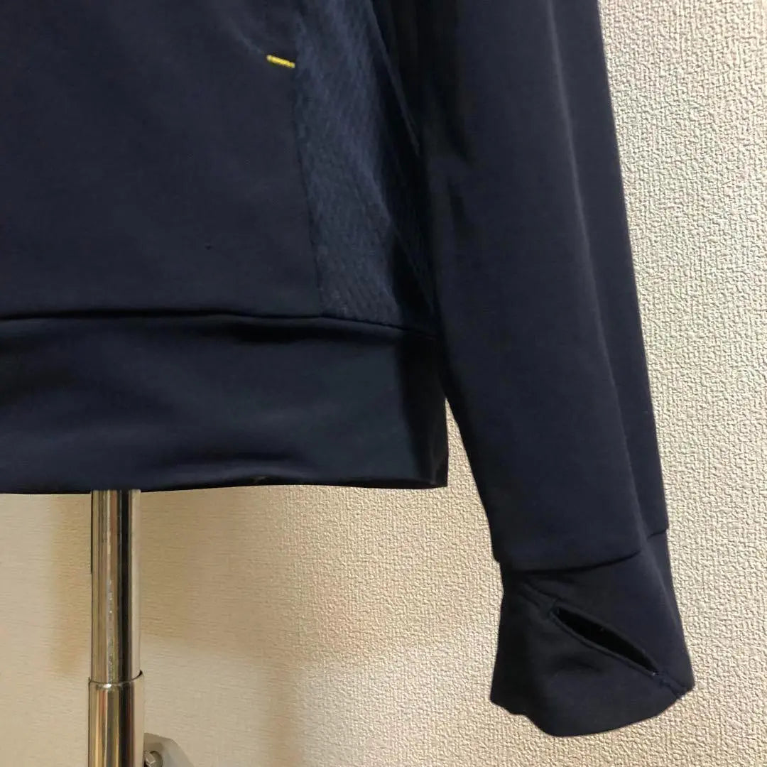 Adidas Golf Zip-up Thin Hoodie Navy Size L