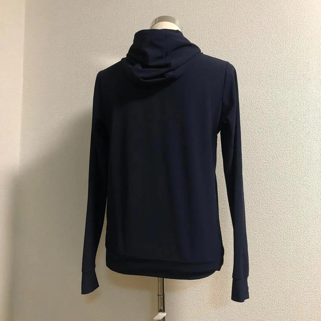 Adidas Golf Zip-up Thin Hoodie Navy Size L