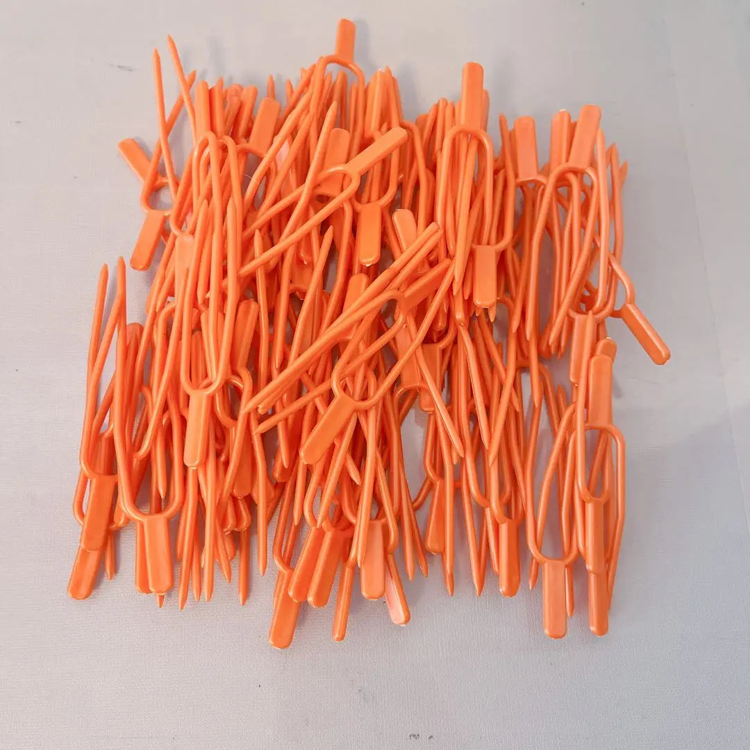 Plant Support Gardening Clip Fixed Fork 105 Pieces Orange