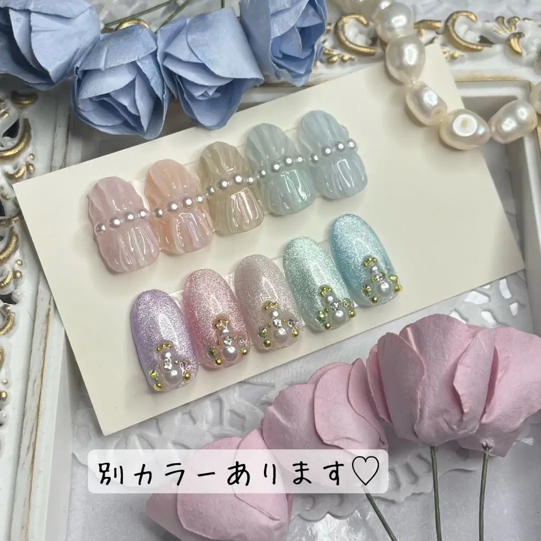 Size ordered ♡ Magnet x Bijoux nail tip Purple