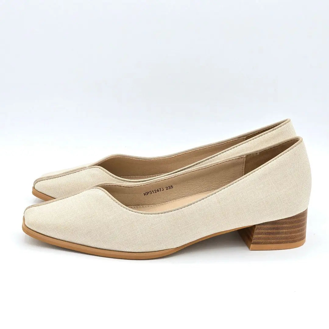 Unused grade [Randa] RANDA (23.5) Asymmetrical cut pumps Beige