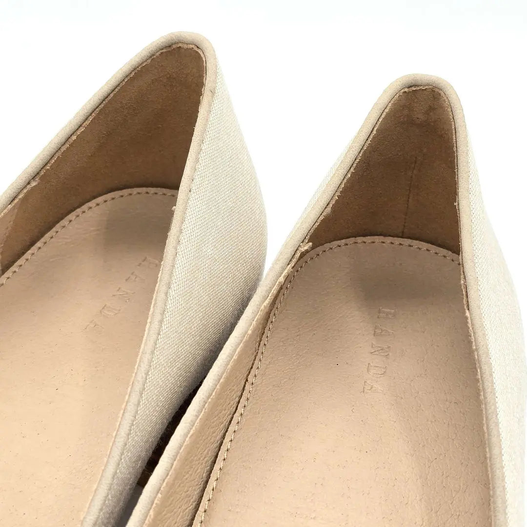 Unused grade [Randa] RANDA (23.5) Asymmetrical cut pumps Beige