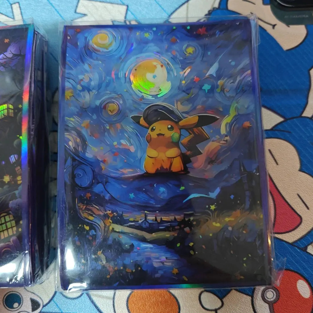 Funda protectora para el mazo de cartas del juego Pokémon con diseño de Gengar y Pikachu