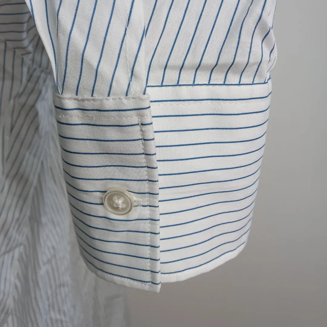 ★ Beautiful goods ★ ZARA Long sleeve cutter shirt shirt striped pattern men's simple