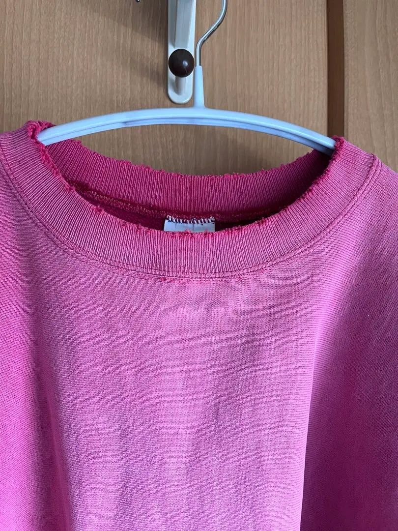 champion 90s embroidery tag fade pink