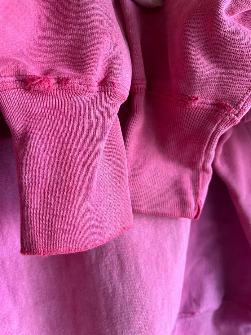 champion 90s embroidery tag fade pink