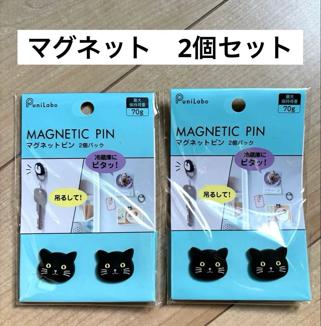 New, unopened, magnet, set of 2, cat, interior