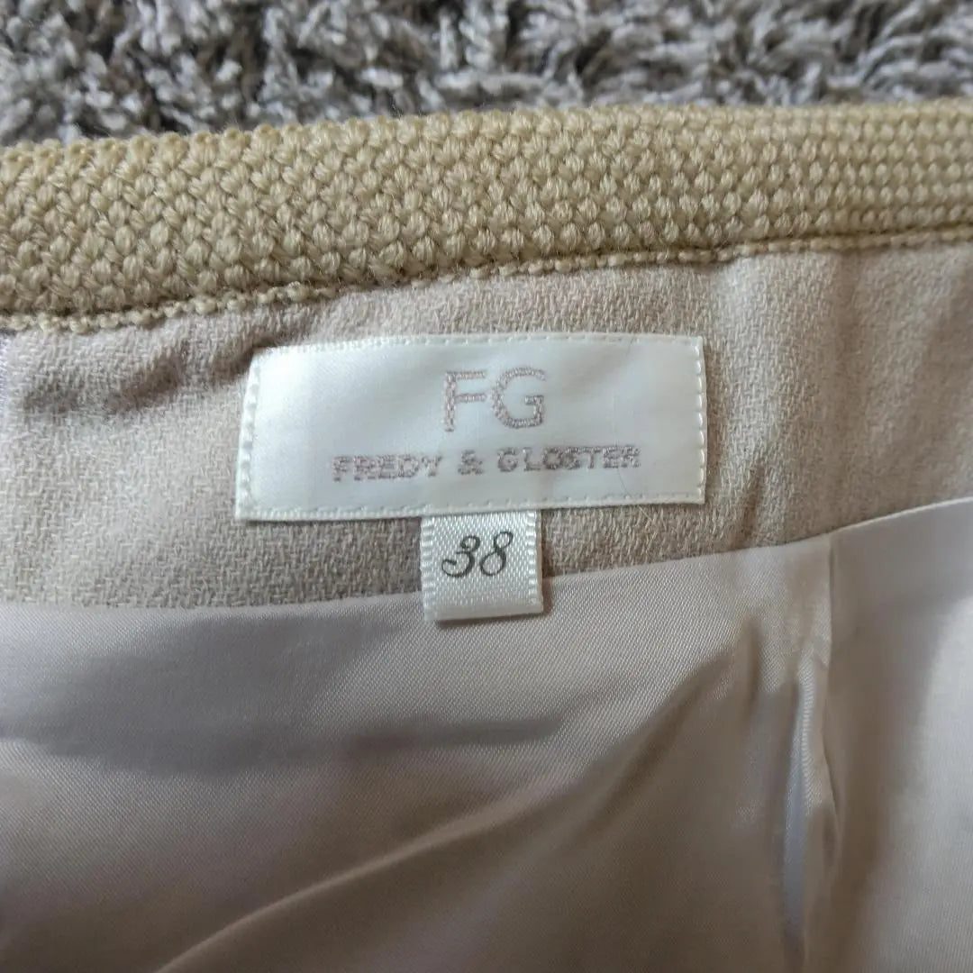 ✨FG✨Freddie and Gloucester♡Tight skirt♡Check♡Beige(38) | ✨FG✨フレディアンドグロスター♡タイトスカート♡チェック♡ベージュ(38)