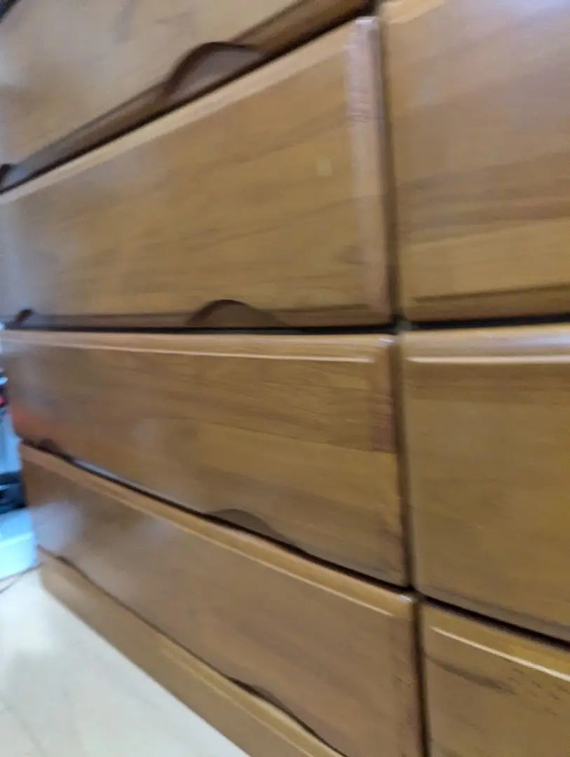 Woodgrain 8 drawer chest