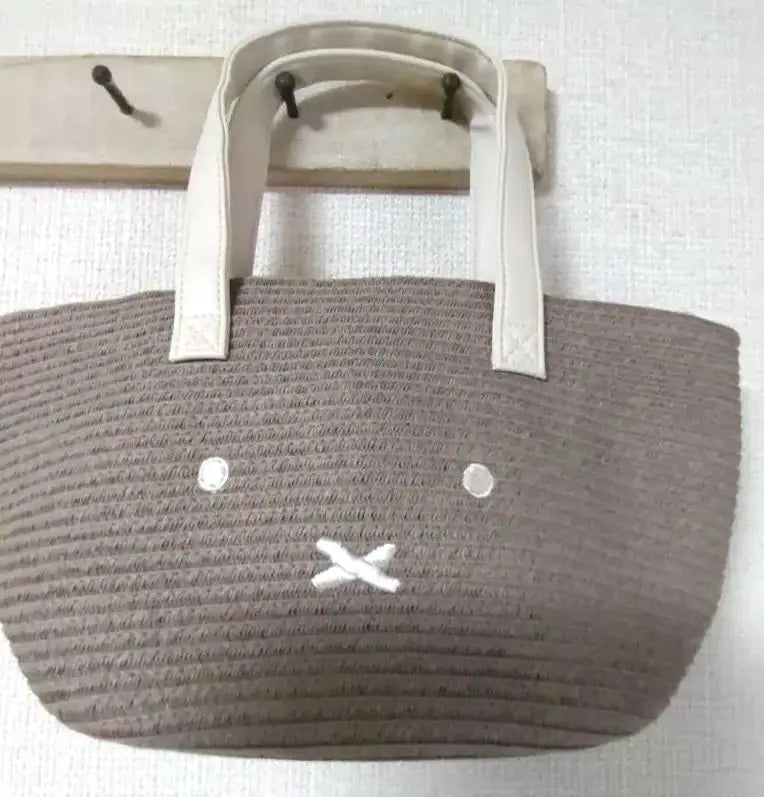 Miffy's straw basket bag