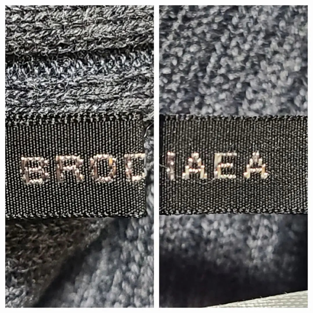 ★Good condition★ BRODIAEA Ribbed Knit Stylish Casual Gray