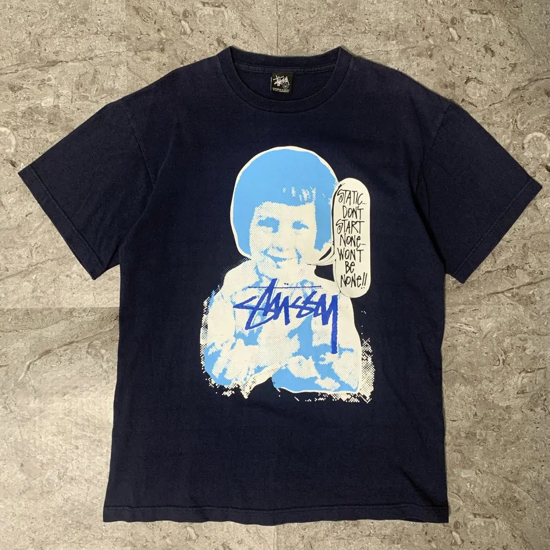 [Popular/Rare] Stussy Old Stussy Kids Girl Photo Pretty T-shirt