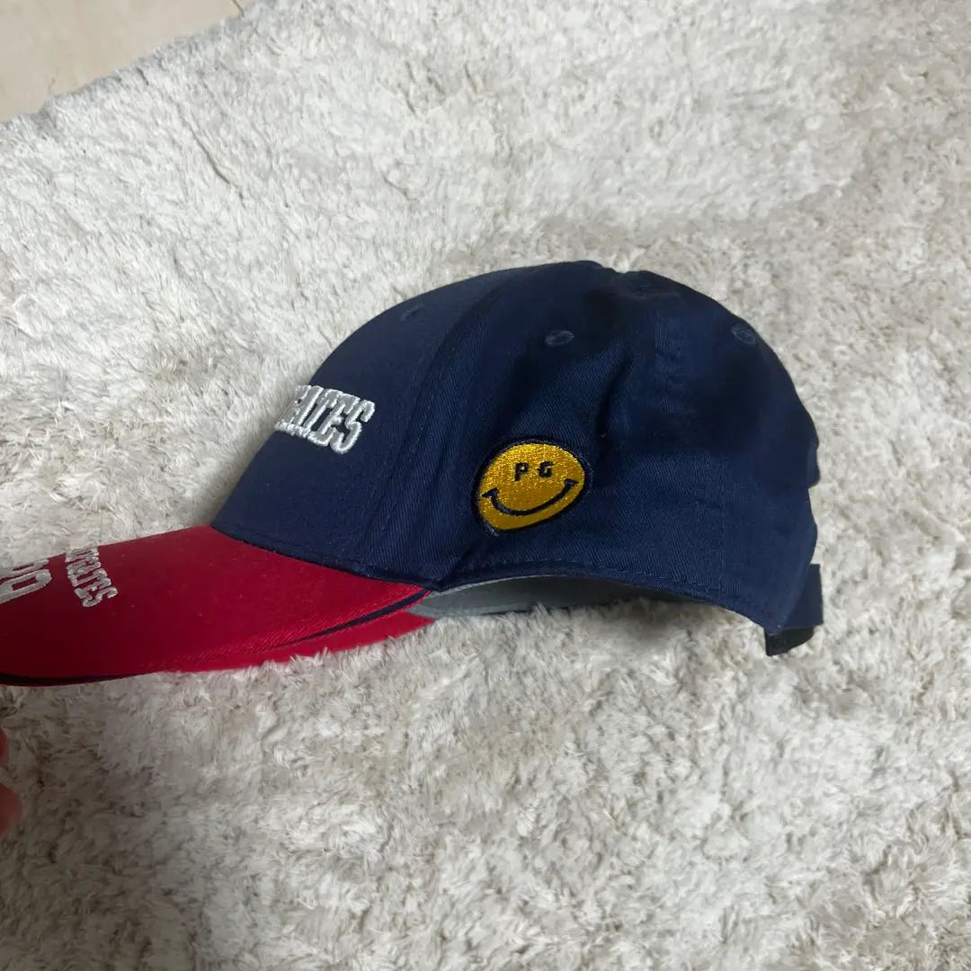 PEARLY GATES Cap 89 Navy/Red