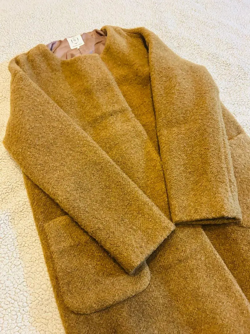 ♣︎Samantha Moss♥︎Chester coat, long sleeves, snaps, dark brown, wool blend [F]