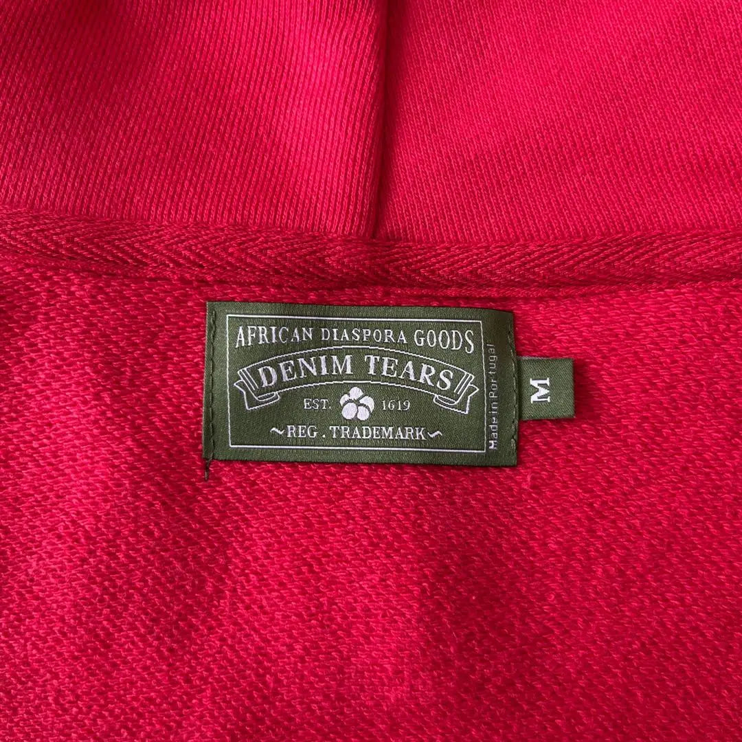 Sudadera con capucha DENIM TEARS (roja) talla M