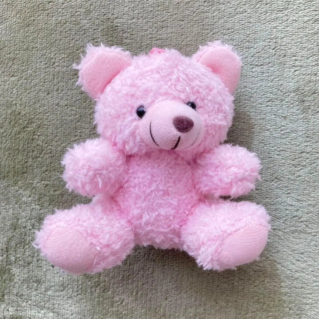 Stuffed bear with the spirit of Zashikiwarashi (pink) Zashikiwarashi Choupirako Reishi